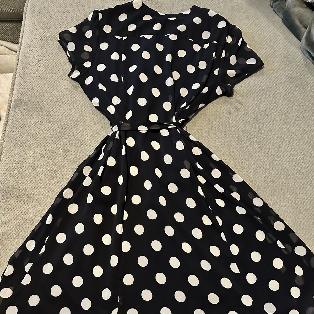 Polkadot plus size dress